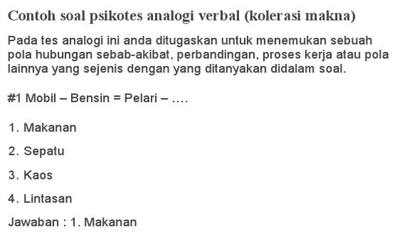 Contoh Soal Psikotes yang Sering Keluar dan Cara Mengerjakan 7 psikotes 3